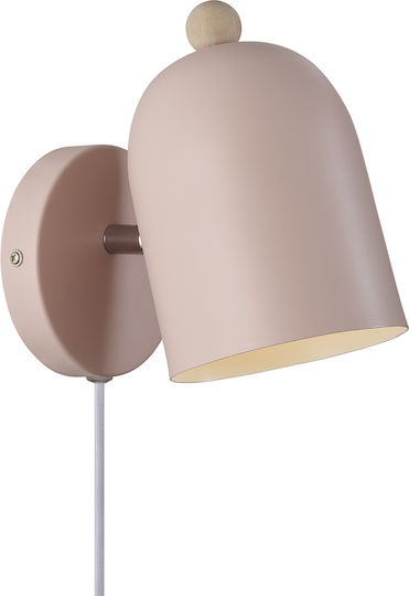 Nordlux Leuchte Wand mit Fassung E27 Rosa 11.5x19.5cm