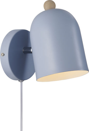 Nordlux Lumină de Perete cu Soclu E27 Albastru 11.5x19.5cm