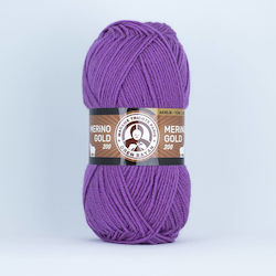Madame Tricote Paris Merino Gold Μεικτό Μωβ 200...