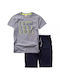 Reflex Kids Set with Shorts Summer 2pcs gri