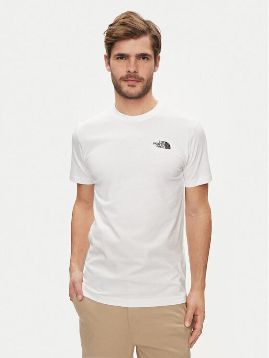The North Face Redbox Ανδρικό T-shirt Κοντομάνικο Λευκό