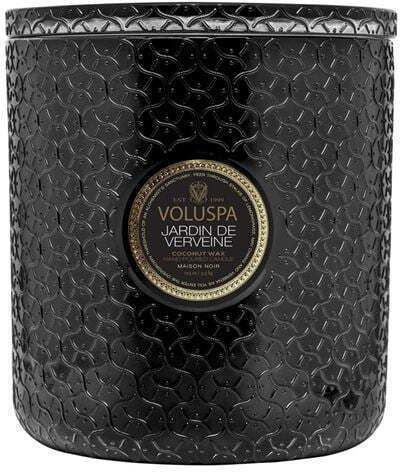 Voluspa Aromatic Candle in Jar with Perfume Jardin De Verveine