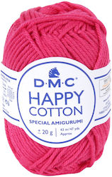 DMC Cotton Knitting Yarn Happy Fuchsia 43m 20gr