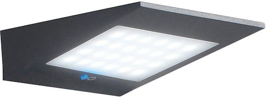 Zafferano Wandmontiert Solarleuchte 2.2W mit Warmes Weiß Licht 3000K IP54 4.6cmx14cmx19cmcm