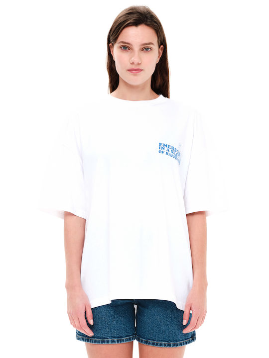 Emerson Damen T-Shirt Weiß