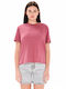 Γυναικείο Oversized T-shirt Ροζ