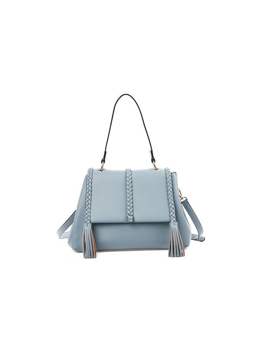 Verde Women's Bag Shoulder Light Blue