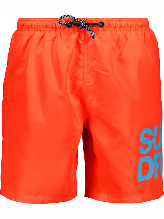 Superdry M D3 Ανδρικό Μαγιό Σορτς Red
