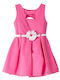 Evita Kids Dress Fuchsia