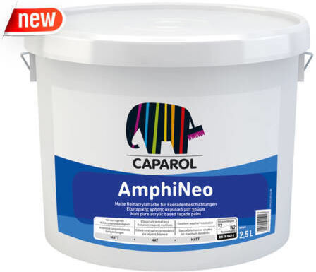 Amphineo (b1) Hochwertige 100% Acrylfarbe für den Außenbereich Caparol