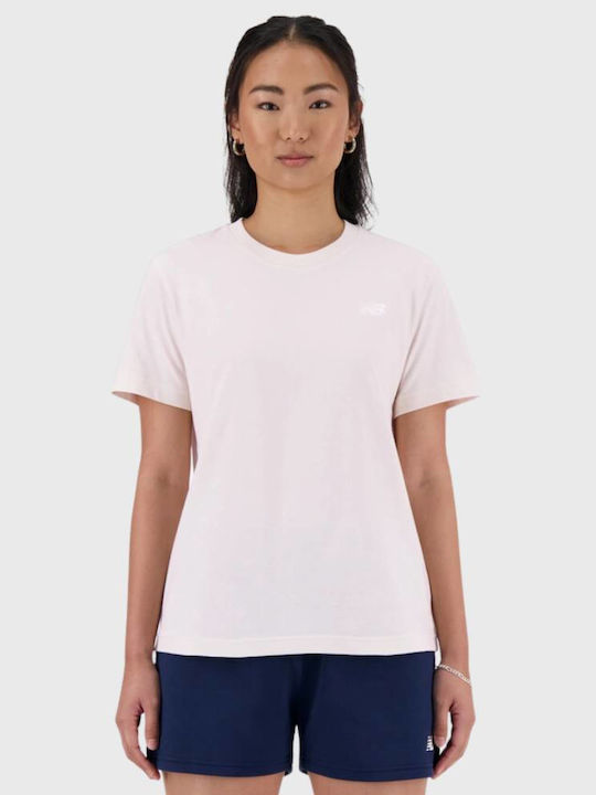 New Balance Γυναικείο Αθλητικό T-shirt Brown