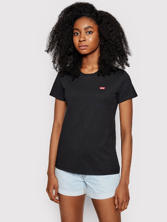 Levi's Damen Sport T-Shirt Black