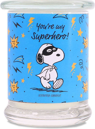 Peanuts Snoopy and Woodstock Ароматна Свещ You're My Superhero Буркан 250гр 1бр