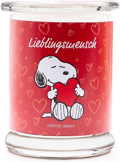 Peanuts Snoopy and Woodstock Ароматна Свещ Lieblingsmensch Буркан 250гр 1бр