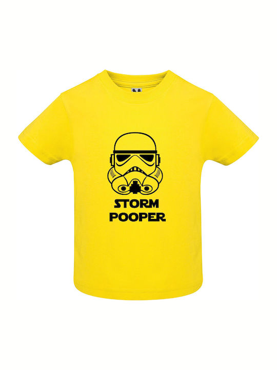 kirikoko Παιδικό T-shirt Κίτρινο Star Wars, Sto...