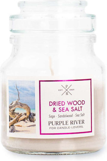 Purple River Lumânare Aromatică Din Soia În Borcan Alb 113gr