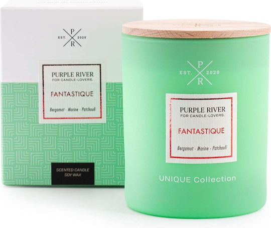 Purple River Aromatic Soy Candle in Jar Green 220g