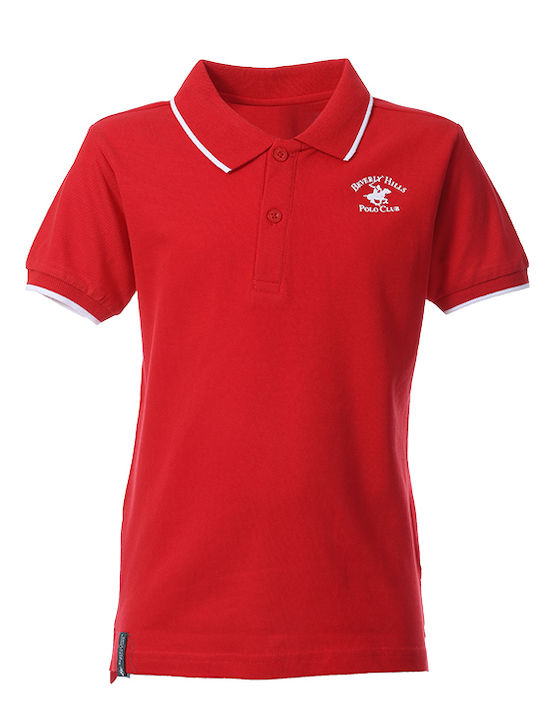 Polo beverly hills Kids' Polo Short Sleeve Red
