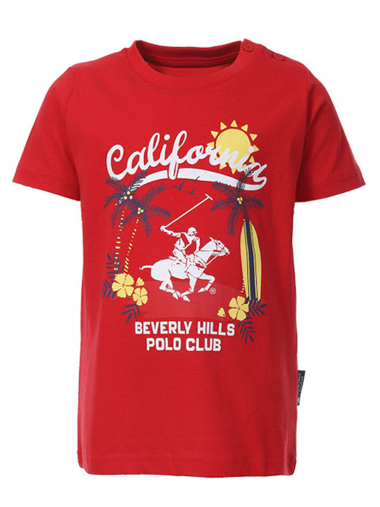 Polo beverly hills Kids' T-shirt Red