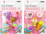 Fancy Radiergummi-Set: Eiscreme