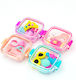 Fancy Erasers In Lunchbox: Girl