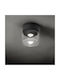 Zafferano Waterproof Outdoor Ceiling Spot with Integrated LED in Black Color LD0750G3