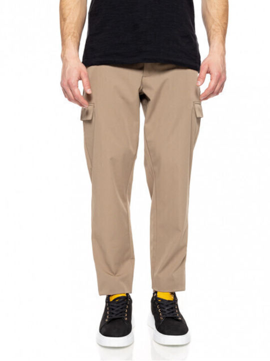 Biston Мъжки панталони Cargo Jersey Camel 51-241-014