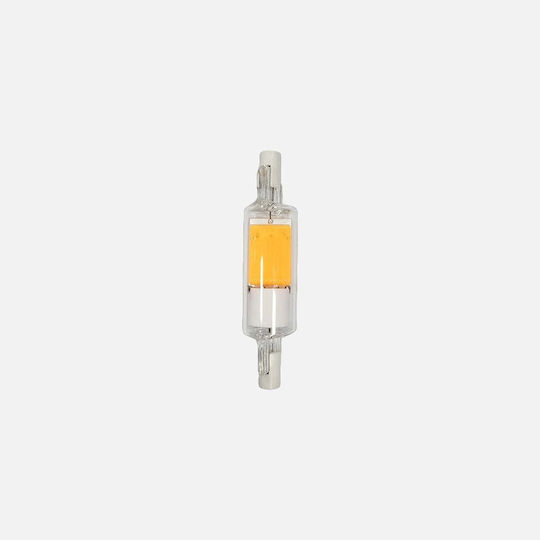 Redled Λάμπα LED 5W 78mm για Ντουί R7S και Σχήμα R80 Ψυχρό Λευκό
