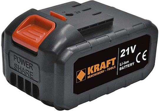 Kraft Tool Battery 21V with Capacity 4Ah
