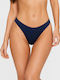 Tommy Hilfiger Monotype Бразилско Долнище на Бански За Жени Tommy Hilfiger Син (uw0uw05304-dw5)