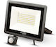 Bormann Blf1930 LED Flood Light 30W Natural White 4000K with Motion Sensor