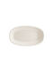 Bonna Platou de Servire Oval din Porțelan Albă 29x17buc 1buc