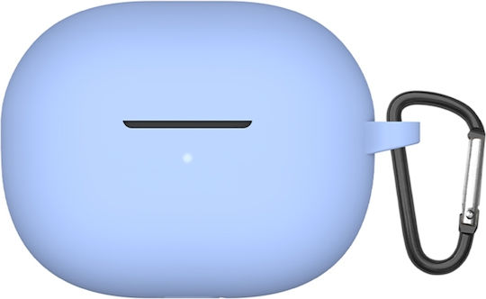 Hülle Silikon mit Haken in Blau Farbe für Redmi Buds 3 Lite