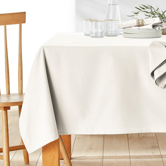 La Redoute Interieurs Tablecloth Cotton Beige 150x150cm