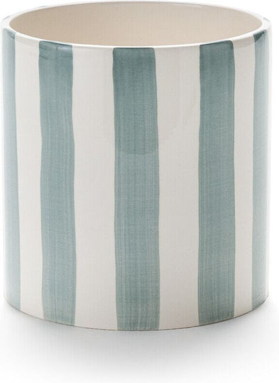 La Redoute Interieurs Blumentopf Keramik Blau