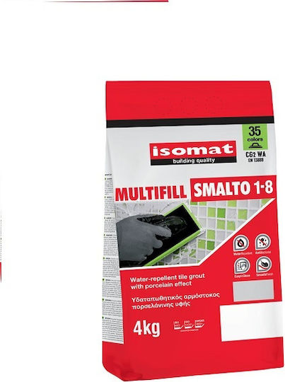 ​στόκος Αρμών Πλακιδίων Λευκός 4 Κιλών Ν.1 Multifill Smalto 1-8 Isomat
