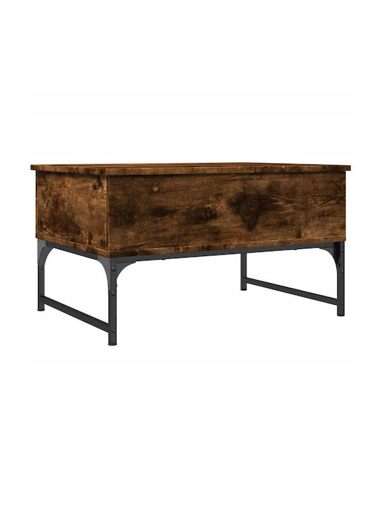 Rectangular Coffee Table with Waiter Smoky Oak ...