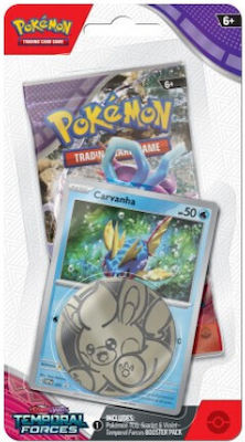 Pokemon Scarlet & Violet-Temporal Forces - Carvanha Blister Pokémon O bucată Carvanha