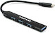 Awei 4 Port USB 2.0 Hub with USB-A Connection Gray