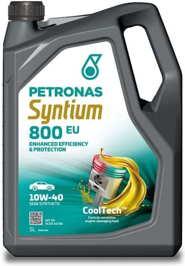 Petronas Syntium 800 Ημισυνθετικό Λάδι Αυτοκινήτου 10W-40 5lt