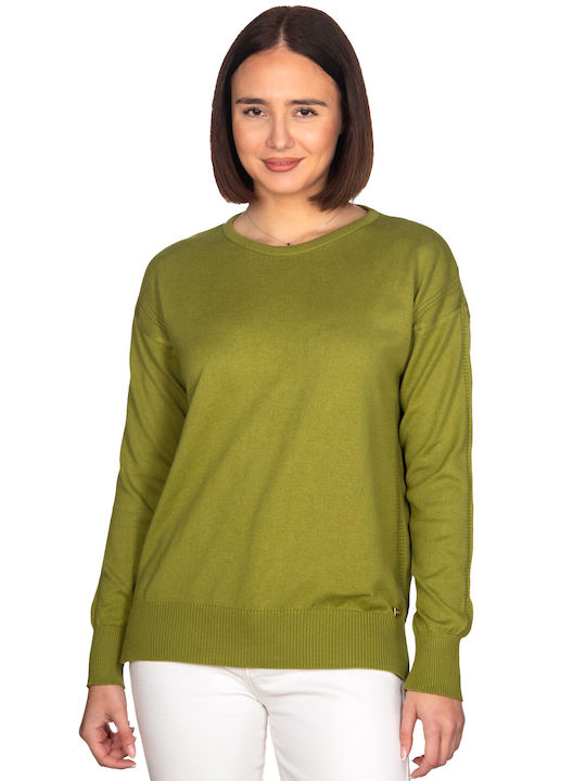 Organic Cotton Blouse with Organic Cotton - Olive Open 12946