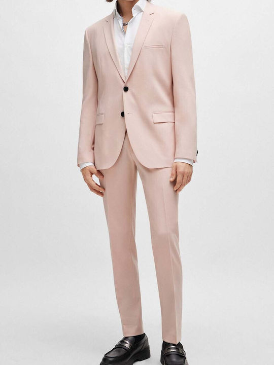 Hugo Boss Men's Suit Jacket Pink