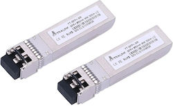 Extralink Sfp+ 10g 2er-Pack | Sfp+ Modul | 10gbps, Lc/upc, 850nm, 300m, Multi Mode, Dom Extralink Sfp+ 10g 2er-Pack | Sfp+ Modul | 10gbps, Lc/upc, 850nm, 300m, Multi Mode, Dom