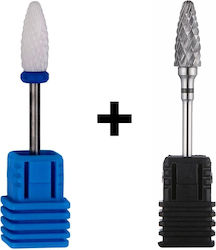 ALX Cosmetics Nail Drill Ceramic Bit with Cone Head