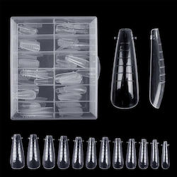 Koper Nail Tips Transparent 10pcs