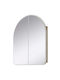 Hanah Home Bathroom Mirror made of Particle Board with Cabinet 60x12cm White