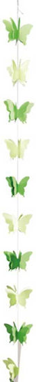 Butterflies Party Garland in Green Color