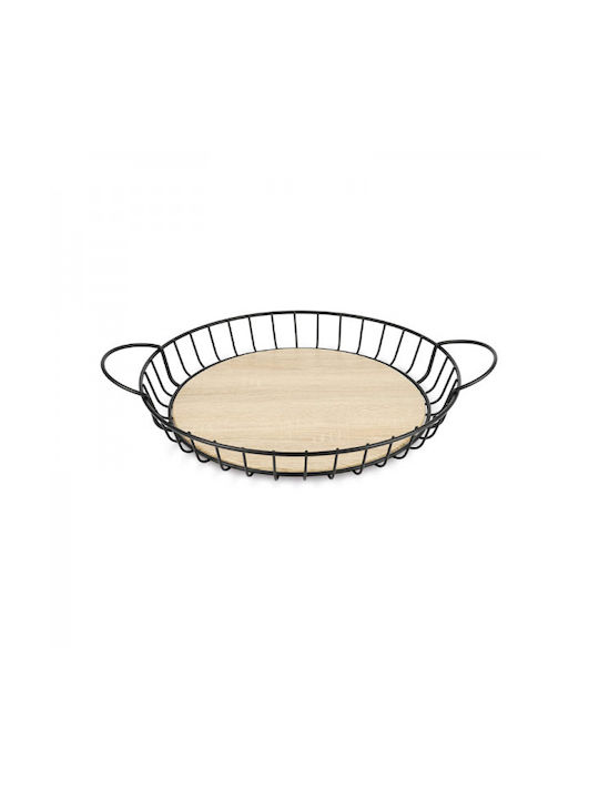 Lacor Obstschale Hölzernes Schwarz 39x31.3cm