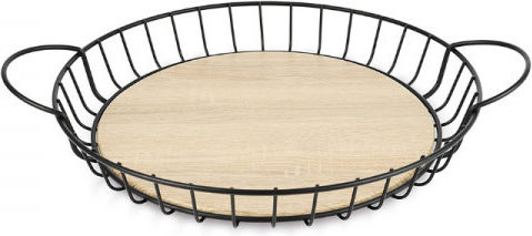 Lacor Fruit Bowl Wooden Black 39x31.3cm