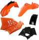Set de Piese din Plastic pentru Motocicletă Portocaliu 1buc